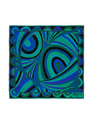 Seidentuch mit Iride-Print