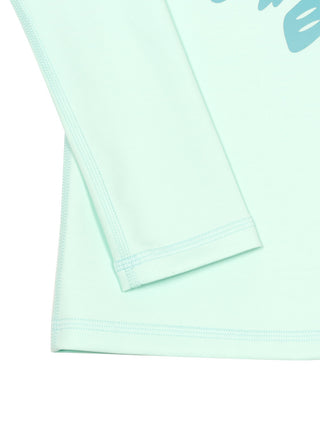 Langärmeliger Solid Rashguard Glassy - Türkis