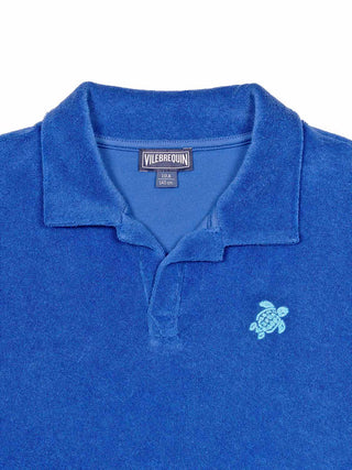 Gill Frottee Poloshirt - Blau