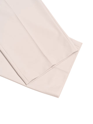 Bundfaltenhose Noa in Crema