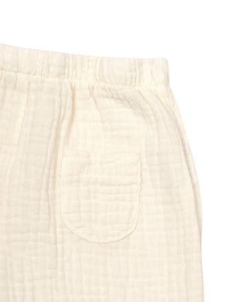 Giuseppe Musselin-Hose - Ecru