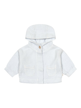 Musselin-Jacke Felix - Misty Blue