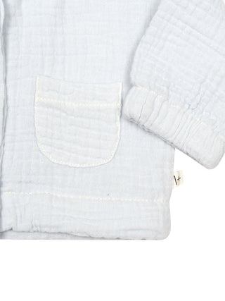 Musselin-Jacke Felix - Misty Blue