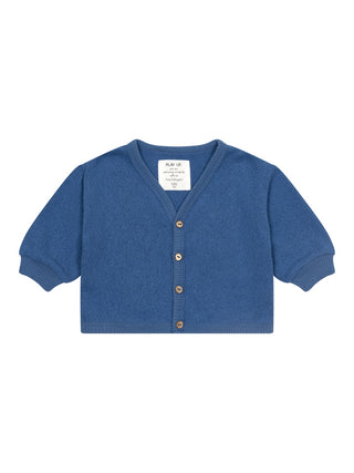 Jersey Cardigan - Blau