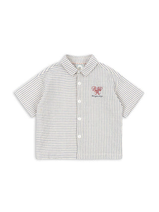 RHW X KS Kurzarm Hemd aus Seersucker
