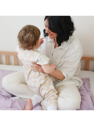 Schlafsack mit Füßen 1.0 TOG - Floral Sand