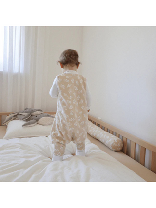 Schlafsack mit Füßen 1.0 TOG - Floral Sand