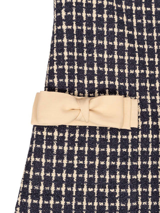 Kurzes Kleid aus Boucle