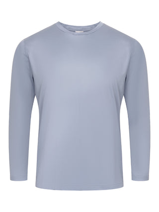 Pyjama mit Langarm-Shirt und langer Hose - Blau