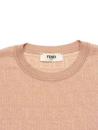 Kleid aus FF-Baumwolle in Rosa