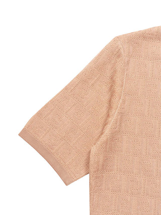 Kleid aus FF-Baumwolle in Rosa