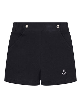 Set aus Matrosenhemd und Bermudashorts - Weiß/Marine