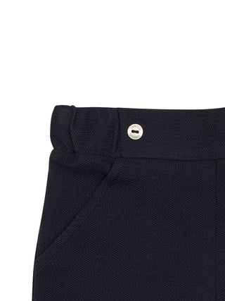 Set aus Matrosenhemd und Bermudashorts - Weiß/Marine