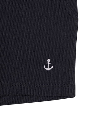 Set aus Matrosenhemd und Bermudashorts - Weiß/Marine