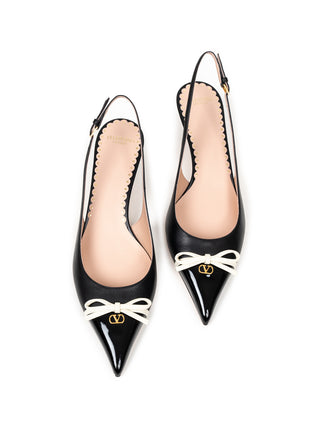Sling Back mit Schleife