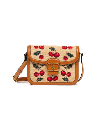 Shoulder Bag Kirschen-Motiv