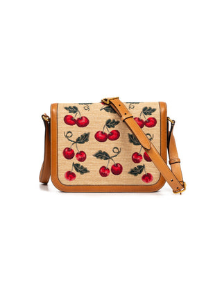 Shoulder Bag Kirschen-Motiv