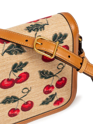 Shoulder Bag Kirschen-Motiv