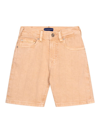 The Pitch Denim Shorts - Loose Fit - Beige