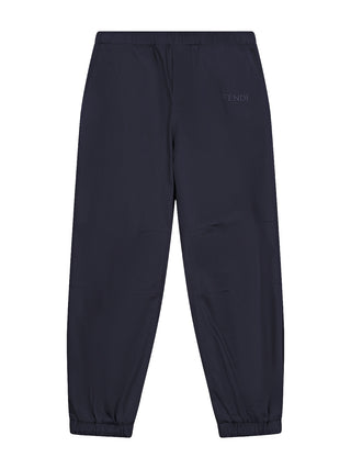 Hose mit Logo-Stickerei - Blau