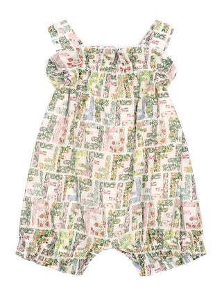 Overall mit floralem FF-Logo - Creme