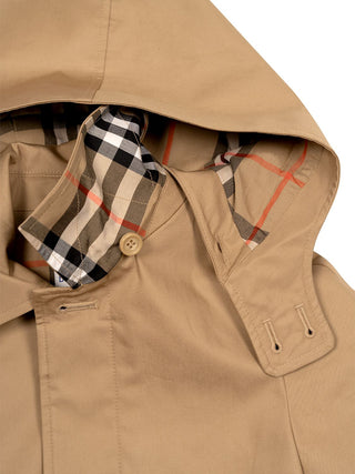 Hedley Baumwollmantel mit Kapuze - Beige