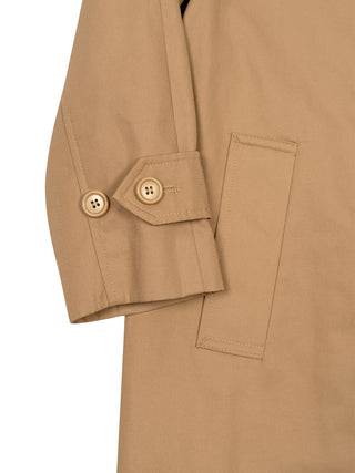 Hedley Baumwollmantel mit Kapuze - Beige