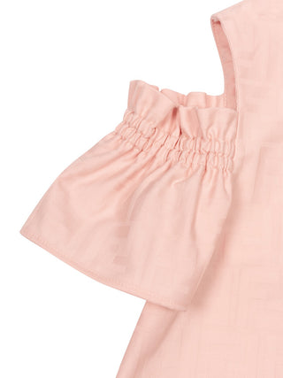 Kleid im Offshoulder-Design - Hellrosa