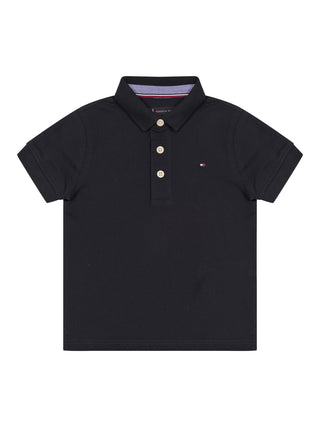 Poloshirt mit Logo-Flag - Navy