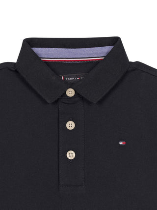 Poloshirt mit Logo-Flag - Navy