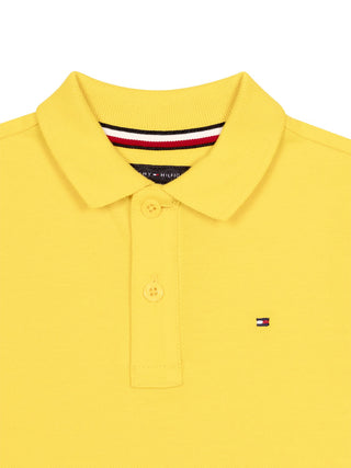 Poloshirt mit Logo-Flag - Gelb