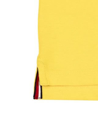 Poloshirt mit Logo-Flag - Gelb