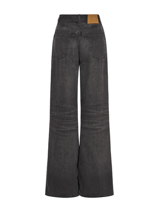 Candy Jeans in Noir Tencel