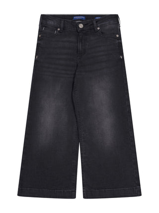 The Wave Wide Leg Jeans - Schwarz