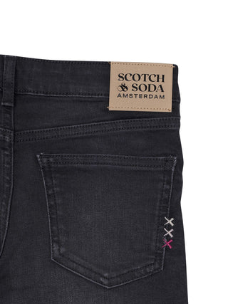 The Wave Wide Leg Jeans - Schwarz