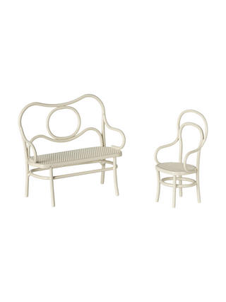 Café-Set, Maus, Klein - Cremefarben