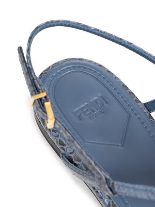 Zehenstegsandalen aus Ayers-Leder