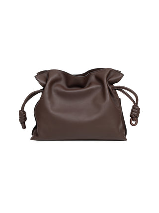 Mittelgroße Flamenco Clutch aus Nappa-Kalbsleder