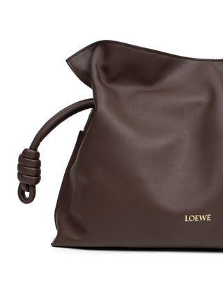 Mittelgroße Flamenco Clutch aus Nappa-Kalbsleder