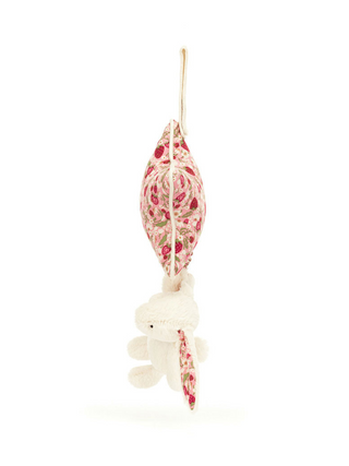 Blossom Cream Bunny 'Berry' Musical Pull