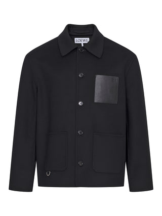 Workwear-Jacke aus Wolle und Kaschmir