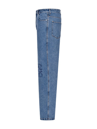 Jeans mit Anagram