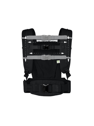 Coya Carrier Bouclé Babytrage - Stone Black/Bouclé