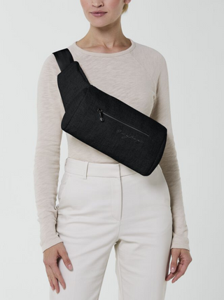 Coya Carrier Bouclé Babytrage - Stone Black/Bouclé
