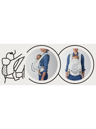 Coya Carrier Babytrage - Royal Blue/Navy Blue