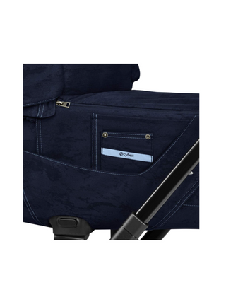 Priam Lux Kinderwagenaufsatz Rebellious Luxury Denim Blue