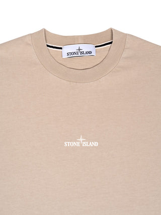 Organic Cotton Jersey T-Shirt mit Rückenprint