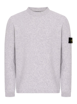 Gestrickter Pullover mit Logo-Patch