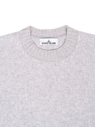 Gestrickter Pullover mit Logo-Patch