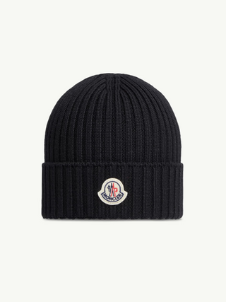 Wollmütze mit Logo - Schwarz
